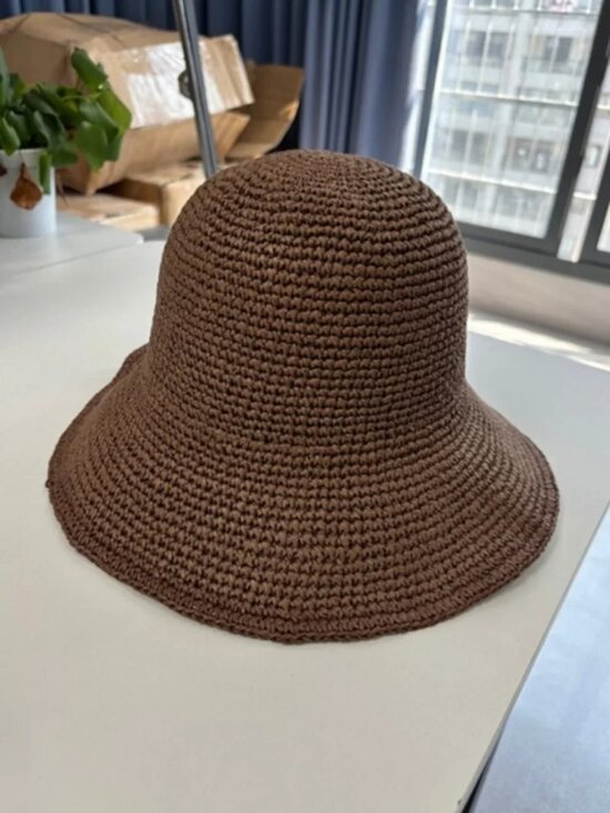 MIU MIU brown straw hat main image 4